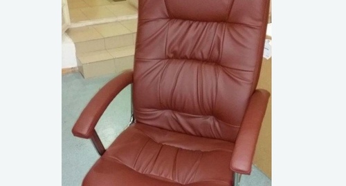 Обтяжка офисного кресла. Зеленоградск